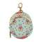 PYBUG Hippos Round Pacifier Storage Case, Polyester & TPU Lined with Hook Buckle,