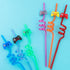 24Pcs Video Game Party Favors Straws, Reusable Drinking Straws for Kids Teen Boys Girls Birthday Party Goodie Bag