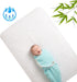 Bamboo Rayon Baby Crib Mattress Protector - Waterproof Breathable Cooling Fitted Cover 28x52 inches (Single Pack)