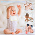 54 Packs Flannel Reusable Baby Wipes Cloth Wipes with Black Upgraded Wipes Dispenser, Soft & Natural Skin Friendly