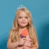 Lovelyshop Colorful Gems Silver Rhinestone Tiara for Kids, Birthday Princess Crown