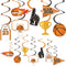 Levfla 35CT Basketball Party Decorations | Hanging Swirls Decoration for Teenagers Birthday, March Madness Sports