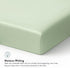 TAFTS 100% Viscose Bamboo Fitted Crib Sheets, Girls, Boys & Unisex, 8 Inch Deep Pocket, Standard Crib