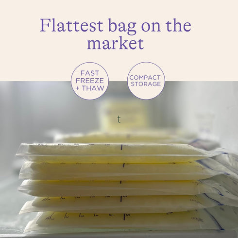 Lansinoh Breastmilk Storage Bags, 100 Count, Easy to Use for Feeding, Baby Essentials, Presterilized, Hygienically