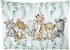 HawSkgFub Safari Jungle Baby Blanket - Eucalyptus Leaf Design, Elephant Giraffe Lion Flannel Fleece for Newborns 30 x 40