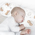 Muslin Burp Cloths Bears Clouds Baby Bibs, Absorbent & Soft 22*11IN, 2 Pack for Baby Girl Boys