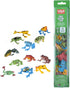 Wild Republic Frog Nature Tube, 12-Piece Amphibian Figures, Educational Frog Toys for Kids