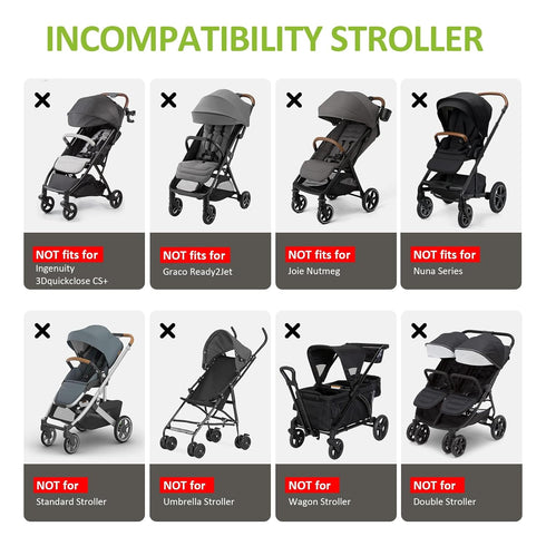 V2,MINU V3, Backpack YOREPEK Padded Stroller Bag for Airplane Travel Fits for UPPAbaby MINU,MINU Gate Check Stroller
