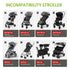 V2,MINU V3, Backpack YOREPEK Padded Stroller Bag for Airplane Travel Fits for UPPAbaby MINU,MINU Gate Check Stroller