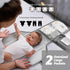 PZU Portable Diaper Changing Pad - Changing Pad Portable with Wipes Pocket, Waterproof Diaper Changing Mat, Portable