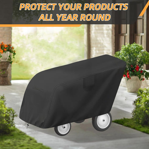 rubix cube 600D 6 Commercial Outdoor Buggy Tarp Cover, Heavy Duty Waterproof Passenger Seater Stroller Cover, UV