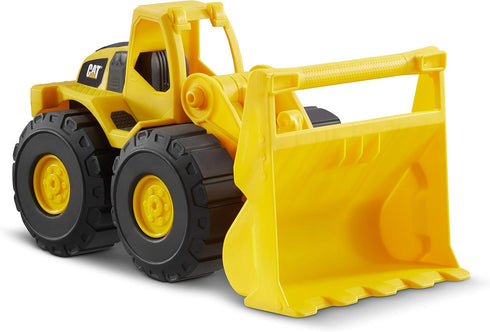 CAT Construction Toys, 10" Front Loader Toy with Real Working Parts, Sturdy Plastic Construction for 2+ Year Old Boys,