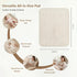 BASILKIT 27 20 inches Cotton Baby Diaper Changing Mat - Waterproof & Portable Diaper Changing Pad for Baby Travel