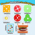 Set Wooden Sandwich Sorting Stacking Toys Play Food for Toddlers Preschool Educational Montessori Toys Fine Motor Toy