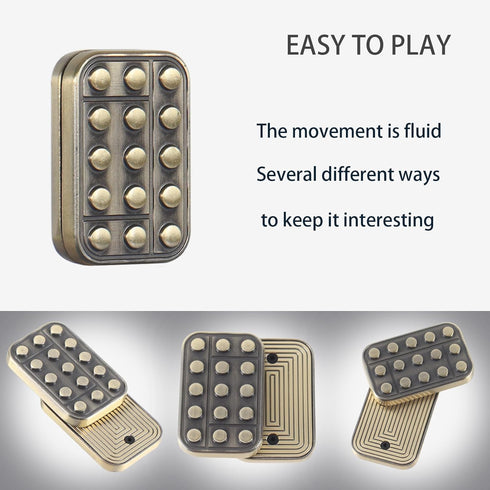 Metal Magnetic Fidget Slider - Haptic EDC Toy for Adults