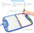 Jenilily Water Doodle Mat, Portable Travel Drawing Bag Mat with Pen Educational Painting Toy for Kids