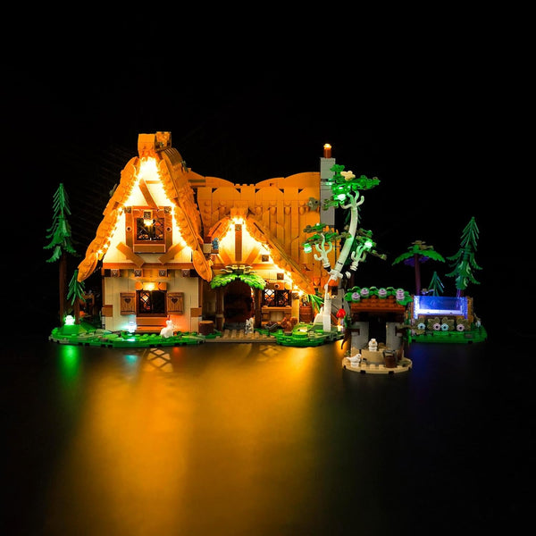 LED Light Kit for Lego Snow White and The Seven Dwarfs' Cottage 43242, Creative Lighting Set Accessories