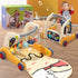 KidsMind 4 1 Tummy 0-6-12 in Baby Play Mat Activity Gym,Baby Kick and Play Piano Time Mat,Musical Learning Push Walker
