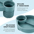 1 Pack Hoovy Silicone Cup Holder Tray for Car Seat, Booster Seat, Stroller - Carseat Snack Trays for Kids Travel - Cup