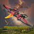 2.4G 6-Axis 360 Dinosaur Remote Control Drone, EPP Foam RC Pterodactyl Hobby RC Airplanes with Gyro, One Key Takeoff