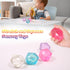 FauKait 4pcs 1.8inch (4pcs) Mini Small Masonry Ice Squishy Stress Balls-Polyhedron Diamond Sugar Balls Slow Rise-Fidget