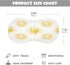 YETTASBIN Cartoon Sun Muslin Baby Burp Cloth, Super Soft Absorbent Cotton Burp Rag Baby Bibs Feeding Cloth for Newborn