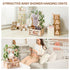 Closet Wooden Baby Shower Crate - Forest Animals Themed Personalized Crate with Hangers & Decorative Accents, Easy