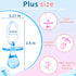 36 2.5'' Pieces Acrylic Pacifiers for Baby Shower Games Boy Girl, Baby Shower Pacifiers, Bulk Pacifier for Hunt Games