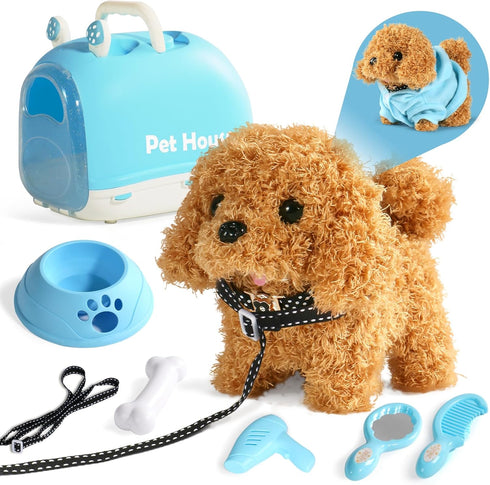 TONZE Robot Dog Toy for Girls Kids 3 4 5 6 Year