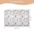 siphylline 52" 34" Blue-Flowers Extra Large Resuable Toddler Mattress Pads Soft Absorbent Flat Crib Pads Changing