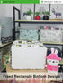 LANGYASHAN Rectangular Storage Bin, Cartoon Storage Basket with Handles for Organizing Home & Toys