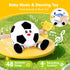 6 12 18 Tummy hahaland Baby Crawling Plush Toy for Months Musical Dancing Bouncing Toys, Voice Repeat Interactive Time