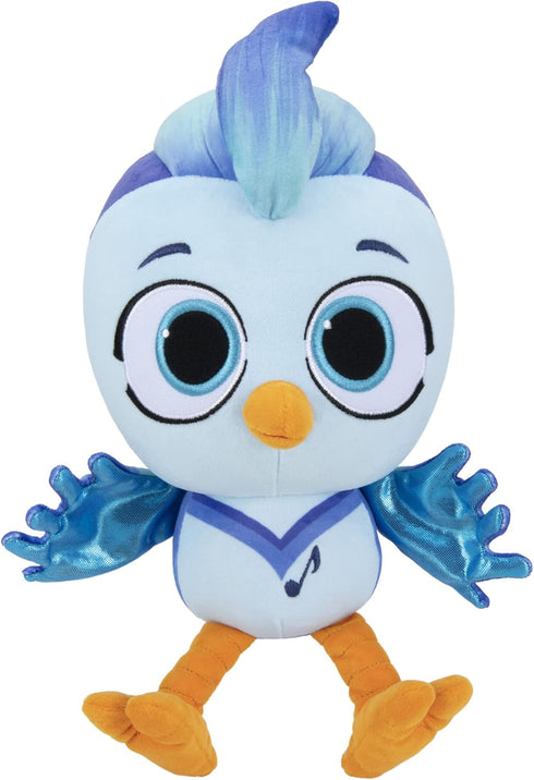 Do, Re & Mi Little Feature Plush - 8-Inch ‘Mi’ The Blue Jay Plush Toy with Sounds for Kids 3 and Up