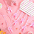 48 XunYee Pcs Baby Shower Pacifier Necklace Cute Feet Acrylic Pacifiers Necklace for Chupones para Baby Shower Games
