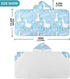 Burbuja 3-10 24x50 Cute Geese Hooded Bath Towel for Kids, Soft Absorbent Plush Beach Towel Wrap for Girl Boy Shower