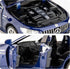 1/32 Diecast Car Benz AMG GT63 Model Pull Back with Sound and Light Toy for Boys Girls Adult Gift (Blue)