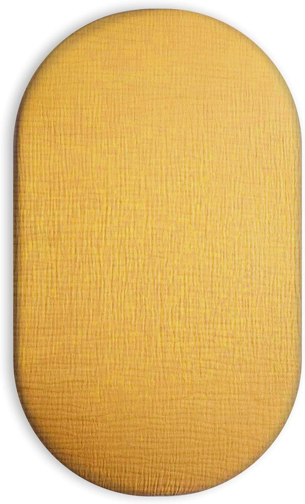 Bassinet Sheet for Baby Boy and Girl, Fitted Sheets for Rectangle, Oval,