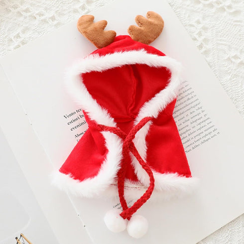 QIUTIMIY 17cm Doll Clothes - Premium Deer Cloak Outfit with Accessories