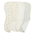 3 Pack Hombys Washable Baby Changing Pad Cover - Waterproof Muslin Changing Table Pad, - Cream White, Light Green
