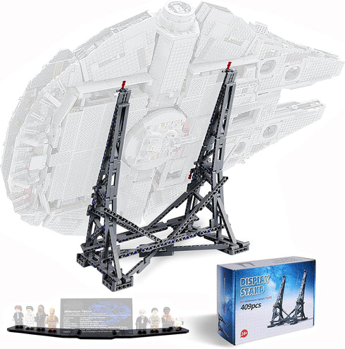 Kyglaring Vertical Display Stand for Lego Ultimate Millennium Falcon 75192 Building Blocks Model Set (409 PCS)
