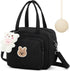 Bulyoou Small Diaper Bag Tote, Multifunction Bag with Silicone Pacifier Holder Case Travel