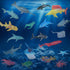 24-Pack Sea Ocean Animal Figures - Realistic Plastic Pool Party Toys Set for Children's Educational Gifts