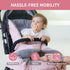 Miracle Baby Bunting Bag for Stroller, Warm Fleece Footmuff with Zippers, Convertible Infant Toddler Sleeping Bag