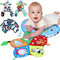 Tummy Time Pillow, High Contrast Tummy Time Mat with Black & White