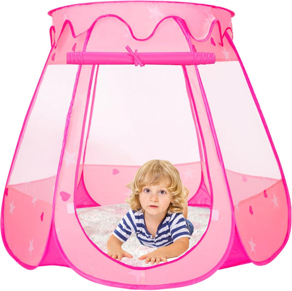 Volscity Princess Castle Girls Play Tent Pop Up Play Tent for Kids Playhouse