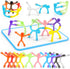 3 otters 24PCS Magnetic People, Magnet Men with White Board Fridge Magnets