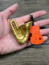 (WSV-V1-1P-WT) MunnyGrubbers - Original World's Smallest Violin & World's Saddest Trombone Toy Keychain with Playable