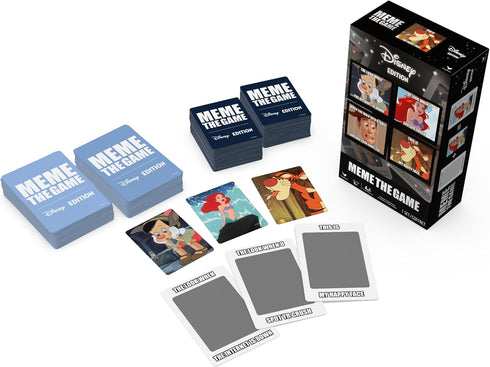 Spin Master Games Meme The Game - Disney Version Funny Cards Family Party Activity for Adults and Kids Ages 8+