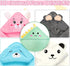 PFTPOW Personalized Baby Towel with Name Custom Toddler Hooded Bath Towels for Girl Boy Swaddle Blanket Customized Baby