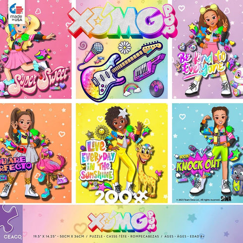 Ceaco - XOMG POP! – Party Like A Pop Star - 200 Piece Jigsaw Puzzle